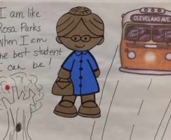 Preview of Rosa Parks Cut and Paste
