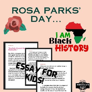 Preview of Rosa Parks Day (4th Feb): A Lesson in Courage, Sass & Standing Tall! Eng Essay