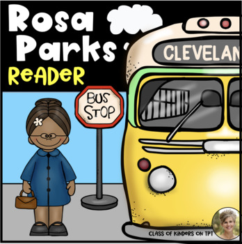 Preview of Rosa Parks Biography Reader for Black Women's History Kindergarten & First
