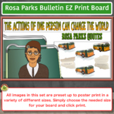 Rosa Parks Ez Print Bulletin Board Kit with Interactive Fl