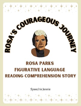 Preview of Rosa Parks | Figurative Language | Vocabulary | Reading Comprehension Story