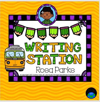 Preview of Rosa Parks Mini Writing Station