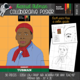 Harriet Tubman Portrait Poster - Black History Month Colla