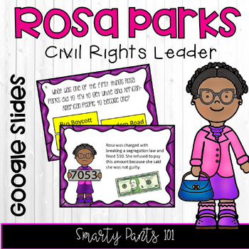 Preview of Rosa Parks Reading Comprehension Passage and Questions Google Slides
