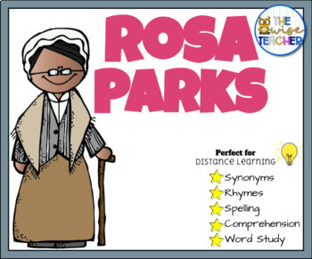 Preview of Rosa Parks Reading Comprehension | Speech Digital Resources Black History Month