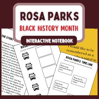 Preview of Rosa Parks Reading Passage | February | Black History Month | Rosa Park Timeline
