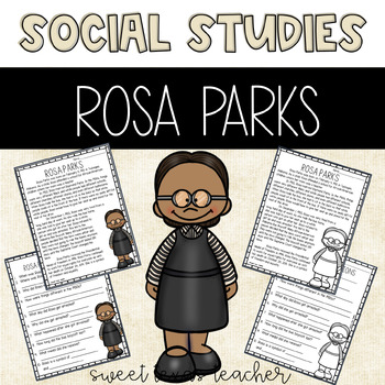 Preview of Rosa Parks Reading Passage and Questions