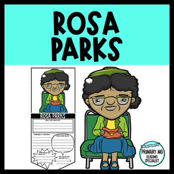 Preview of Rosa Parks Research Banner | Black History | Women's History