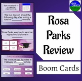 Rosa Parks Review Boom Cards