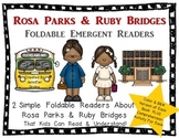 Rosa Parks & Ruby Bridges Foldable Emergent Readers ~Color