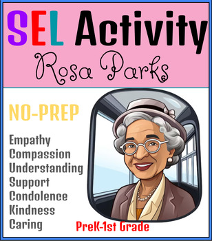 Preview of Rosa Parks - SEL Lessons -Bullying Prevention Winter Christmas