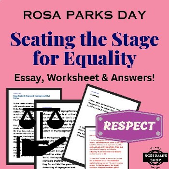 Preview of Rosa Parks: Seating the Stage for Equality - A Witty Walk Through Black History