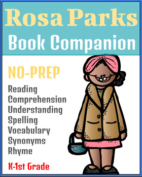 Preview of Rosa Parks Task Cards Book Companion {Multiple Skills Reading Comprehension}