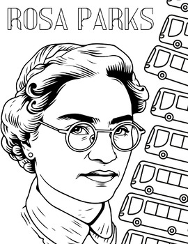 Rosa Parks _ Collaborative Poster _ Group Coloring by SmallTownBigPlans