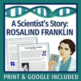 Rosalind Franklin Article DNA Genetics Scientist Worksheet