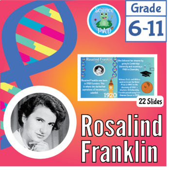 Preview of Rosalind Franklin Presentation | DNA lesson plan |  Women's History Month |