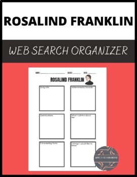 Preview of Rosalind Franklin Web Search Organizer