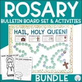 Rosary Bulletin Board & Activities Bundle