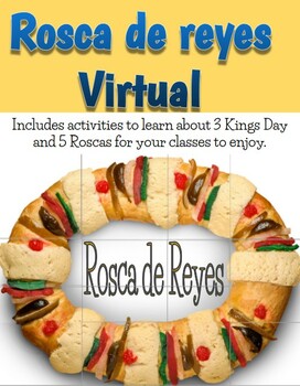 Preview of Rosca de Reyes Virtual Día de los Reyes Magos Three Kings Day Google Slides 