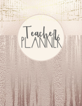 Rose Gold Metallic and Marble Binder Covers and Spines EDITABLE | TpT