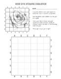 Rose Grid Drawing Worksheet