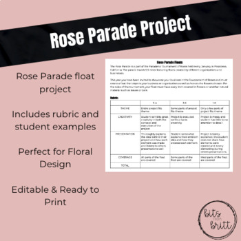 Preview of Rose Parade Project