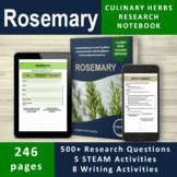 Rosemary Herbs Unit Study | Research-based Fun Worksheets 