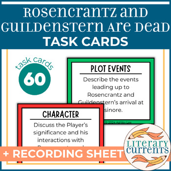Preview of Rosencrantz and Guildenstern Are Dead | Stoppard | Task Cards | AP Lit HS ELA