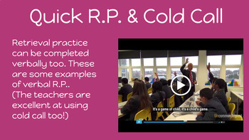 Preview of Rosenshine Principles of Instructions Presentation- 105 slides No Prep-Videos!