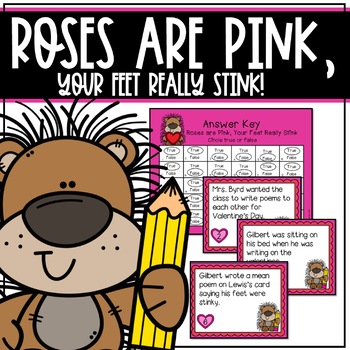 Preview of Roses Are Pink Your Feet Really Stink Comprehension Activities