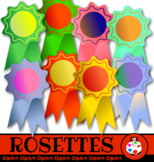 Rosette Ribbon Award Clip Art