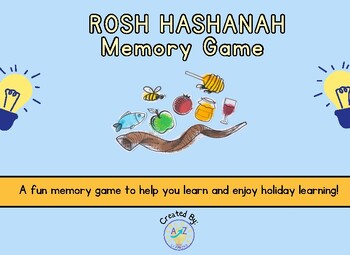 Preview of Rosh Hashanah Memory Game