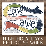 Rosh Hashanah & Yom Kippur Craft Activity, Days of Awe Tracker