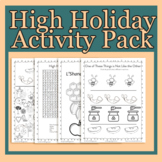 Rosh Hashanah and Yom Kippur High Holiday Activity Pack