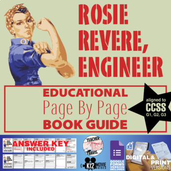 Preview of Rosie Revere, Engineer Read Aloud Book Guide | Questions | Worksheet | Google
