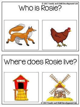 Rosie's Walk Comprehension and Mapping Activities DIGITAL DISTANCE LEARNING