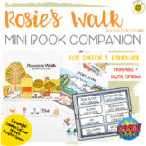 Rosie's Walk Mini Book Companion for Speech Therapy | Digi