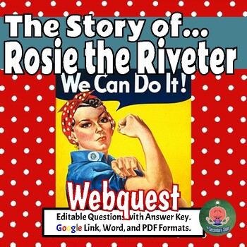 Preview of Rosie the Riveter Webquest (Google, PDF) NO PREP ACTIVITY!