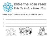 Rosie the Rose Petal Activity for Daisy Girl Scouts