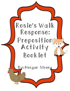 Preview of Rosie's Walk Response Activity:  Preposition Booklet