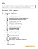 Rossetti Infant-Toddler Language Scale Skills Inventory