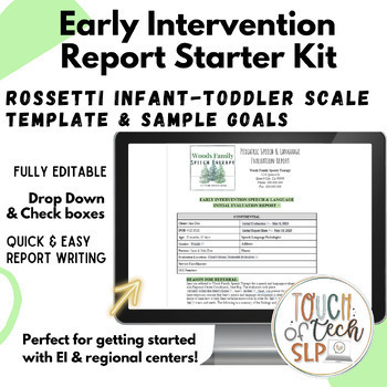 Preview of Rossetti Report Template, EI Report Starter Kit