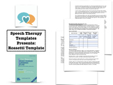 Rossetti Template | Speech Therapy Assessment