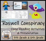 Roswell UFO Conspiracy Close Reading Comprehension Activit