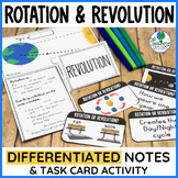 Rotation and Revolution of Earth: Foldable Notes and Sorti