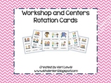 Rotation Cards for Math and Literacy Centers