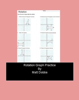 Preview of Rotation Graphing Practice