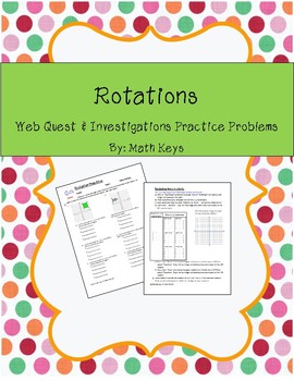 Preview of Rotation Practice and Webquest