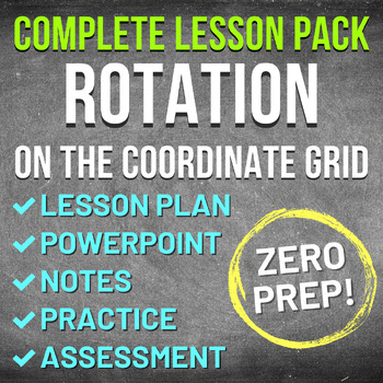 Preview of Rotation Rules Worksheet Complete Lesson Pack (NO PREP, KEYS, SUB PLAN)