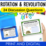 Earth's Rotation and Revolution Review Questions | Task Ca